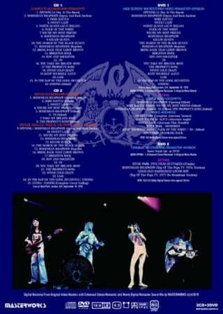 QUEEN A PICNIC BY THE SERPENTINE LIVE AT HYDE PARK 1976 COMPLETE (2CD,  2DVD) F/S 3