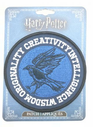 Harry Potter Ravenclaw Crest Iron On Patch Officially Licensed Us