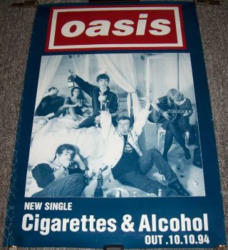 Oasis Uk Record Company Promo Poster 
