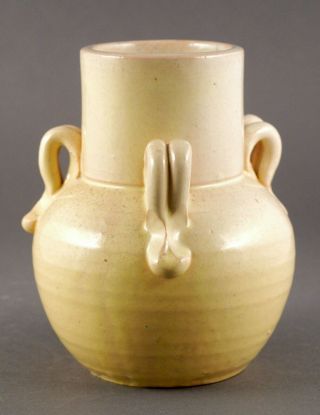 Waymon Cole 3 Handle Vase Asian Form North Carolina Pottery Nc Southern Folk Art