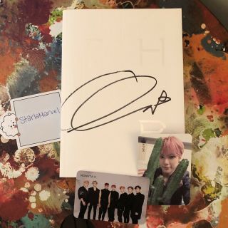 Monsta X ‘are You There’ Hyungwon Signed Album,  Minhyuk/group Photocards
