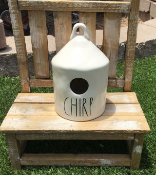 Rae Dunn Chirp Ll M Stamped Birdhouse