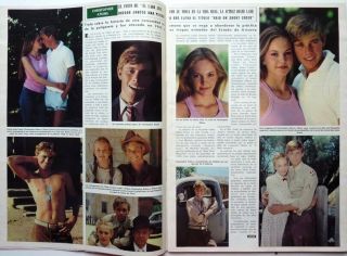 Christopher Atkins & Diane Lane = 3 Pages 1981 Spanish Clipping (