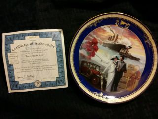 Antique " Traveling Style " Titanic Queen Of The Ocean Authentic Plateware 2353a