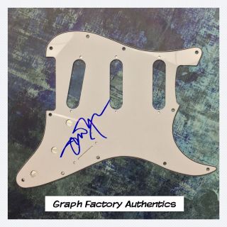 Gfa Talking Heads Guitarist Jerry Harrison Signed Electric Pickguard Ad1