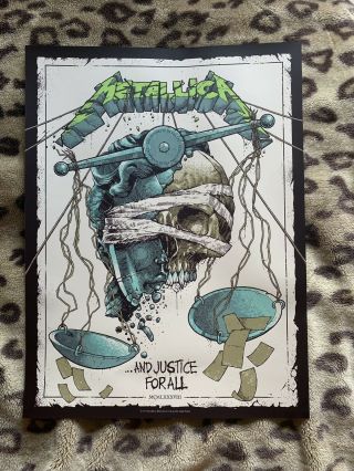 Metallica.  And Justice For All Poster