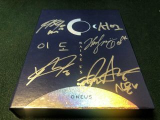 Oneus Album Autograph All Member Signed Promo Album Kpop 2 - 3