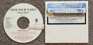 Nine Inch Nails " Year Zero " Rare Advance Watermarked Cd