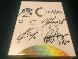 Oneus Album Autograph All Member Signed Promo Album Kpop 2 - 4