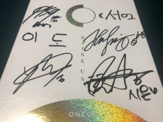ONEUS Album Autograph ALL MEMBER Signed PROMO ALBUM KPOP 2 - 4 3
