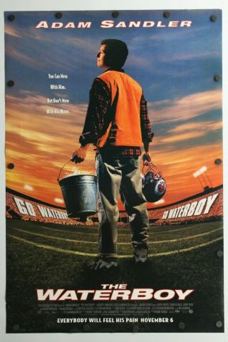 The Waterboy 1998 Double Sided Movie Poster 27 " X 40 "