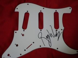 Pink Floyd - Roger Waters Hand Signed Guitar Pickguard