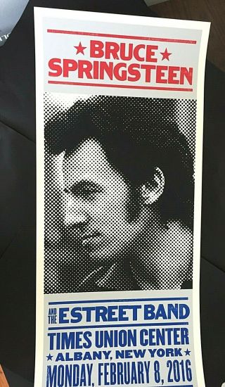 Bruce Springsteen Albany Ny Feb 2016 River Tour Ltd Poster Print /400