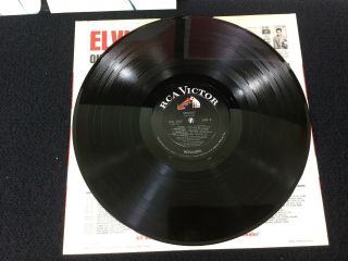 VINTAGE RARE ELVIS PRESLEY PROMOTIONAL USE ONLY LP RECORD ALBUM 