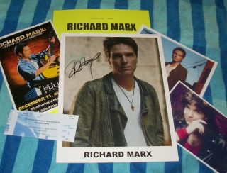 Richard Marx Autographed Photo & Photos - Real Collectible