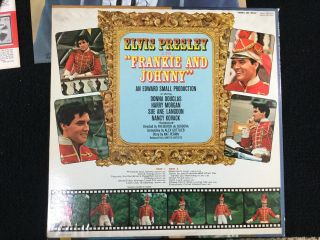 VINTAGE RARE ELVIS PRESLEY PROMOTIONAL USE ONLY LP RECORD ALBUM FRANKIE & JOHNNY 6