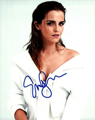 Emma Watson Sexy Signed Autographed 8x10 Photo E201