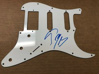 Post Malone Signed Autographed Strat Pickguard Proof Psycho White Iverson