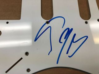 POST MALONE SIGNED AUTOGRAPHED STRAT PICKGUARD PROOF PSYCHO WHITE IVERSON 2