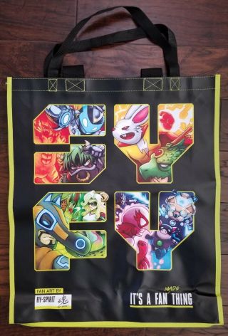Syfy Ry - Spirit Comic - Con Fan Art Tote Bag Backpack 2018 Sdcc Swag San Diego