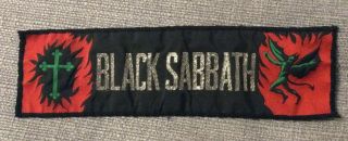 Black Sabbath Vintage Henry Cross Patch 1980 Dio Ozzy Osbourne
