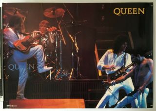 Queen Japan Promo Only Poster Freddie Mercury Toshiba Emi Official More Listed