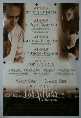 Leaving Las Vegas 1995 Single Sided Movie Poster 27 " X 40 "