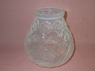 Antique Daum Nancy Lorrain France Opalescent Art Deco Glass Vase Signed Rare 3