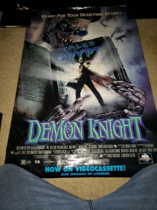 Tales From The Crypt - - " Demon Knight " / 1995 Studio Issued Poster