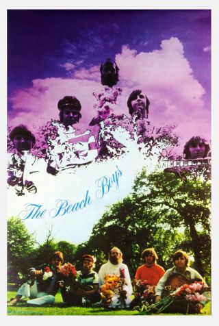 The Beach Boys Poster 1969 Vintage 24 X 36 The Visual Thing B286