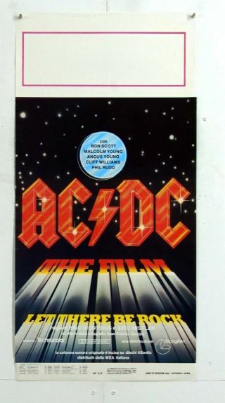 Italy Playbill - Ac/dc Let There Be Rock - Music - B81 - 23