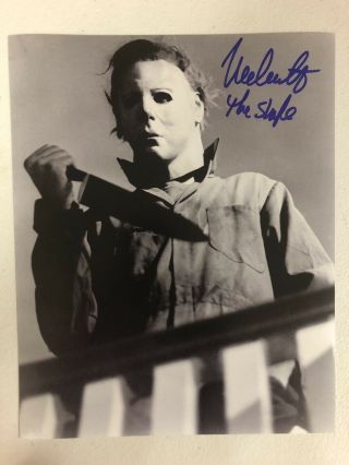 Halloween Michael Myers Nick Castle Signed Autographed 8x10 Photo 5 Exact Proof