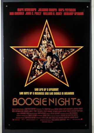 Boogie Nights Movie Poster (veryfine) 1sh Ds 1997 27x40 Mark Wahlberg 7008r