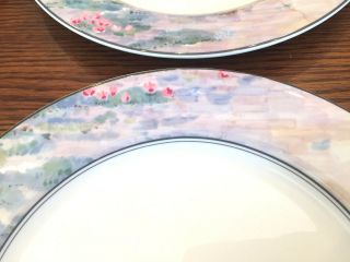 Set of (6) Mikasa MONET Dinner Plates 10 5/8 
