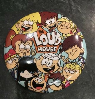 In Hand Sdcc 2019 Nickelodeon The Loud House Button Comic Con Badge Promo