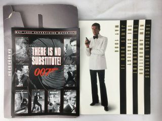James Bond 1996 Video Store Mailer Promo Vhs Rare
