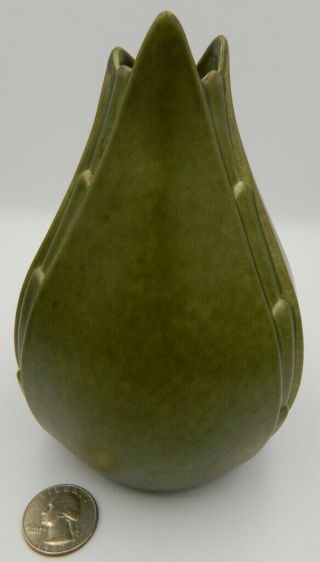 c.  1960s SOHOLM Denmark mid century modern bud design art pottery vase NR 3
