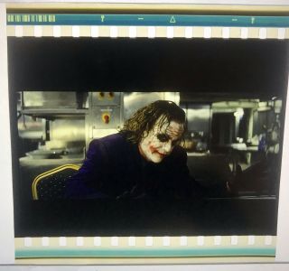 The Dark Knight Film Cell Imax 15/70mm Heath Ledger As The Joker Magic Trick? ?