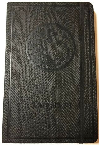 Game Of Thrones Targaryen Fire And Blood Note Book.  Out Of Package.