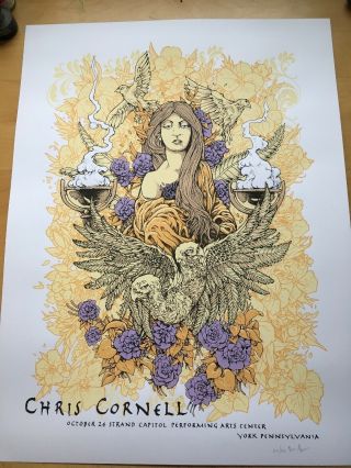 Chris Cornell Concert Poster 2015
