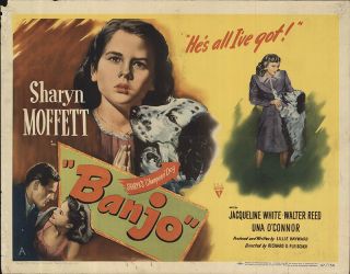 Banjo 1947 22x28 Orig Movie Poster Fff - 56093 Walter Reed U.  S.  Half Sheet Style A