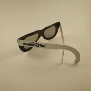 3 - D Glasses From The Movie " Comin 
