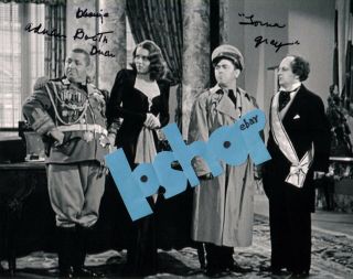 Rare Three Stooges Star Lorna Gray Signed Autograph Photo You Nazty Spy Curly 3