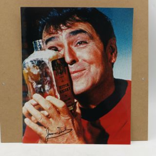 James Doohan Star Trek Signed Autographed 8 " X10 " Color Photo W/coa 8x10 "