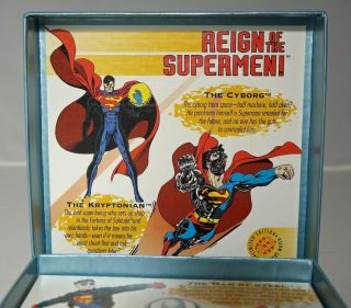 FOSSIL COLLECTORS WATCH 1993 REIGN OF THE SUPERMEN THE MAN OF STEEL SUPERMAN 2