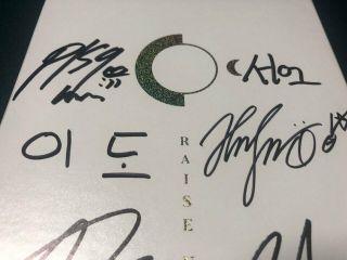 ONEUS Album Autograph ALL MEMBER Signed PROMO ALBUM KPOP 2 - 5 2