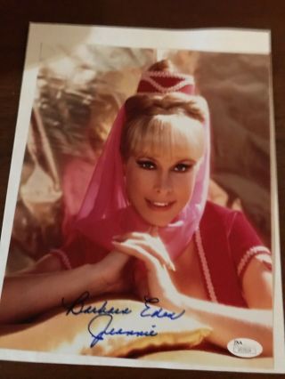 Barbara Eden signed 8x10 color photo inscribed 