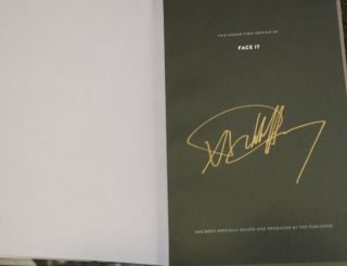 DEBBIE HARRY SIGNED Face It Book BLONDIE Autographed 1ST EDITION 3