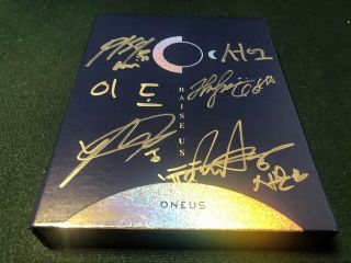 Oneus Album Autograph All Member Signed Promo Album Kpop 2 - 2