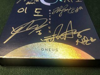 ONEUS Album Autograph ALL MEMBER Signed PROMO ALBUM KPOP 2 - 2 3